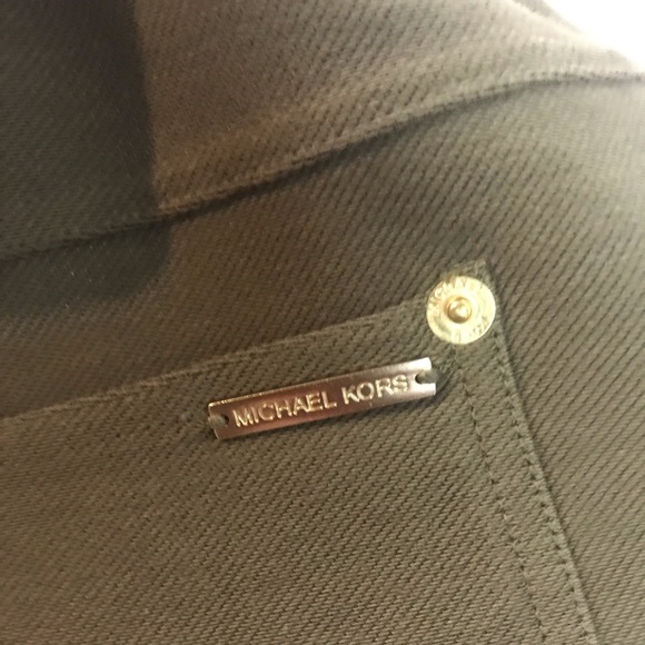 MICHAEL by Michael Kors Green Khaki Jeggings - Picture 5 of 5